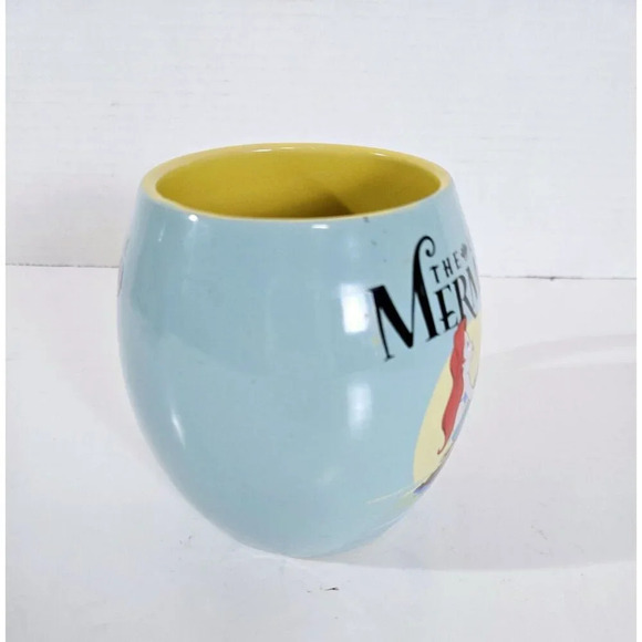 The Little Mermaid Disney Ariel Ceramic Coffee Cup Mug Turquoise 16 oz - Picture 2 of 7